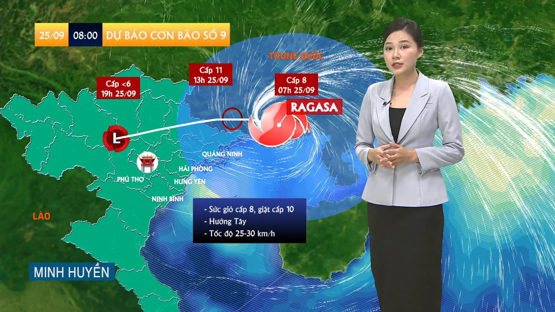 Dự báo thời tiết trưa | 25/09/2025